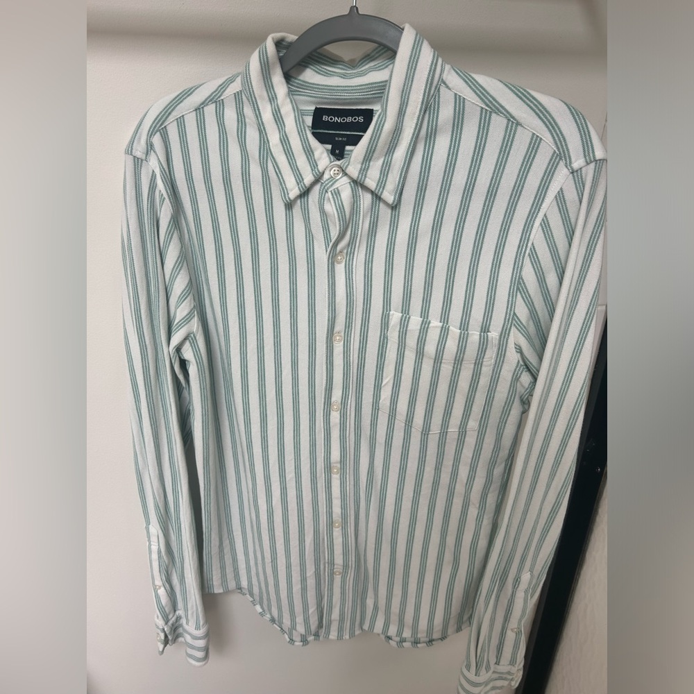 Bonobos Slim Fit Woven Button Down size M